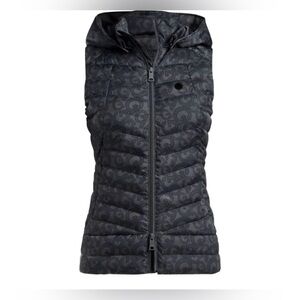 G/Fore | Printed Puffer Vest | Charcoal / Grey